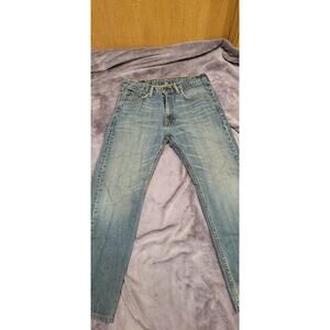 Levis 505 Jeans Mens Sz 32x30 Denim Regular Fit Straight Leg Blue Jeans